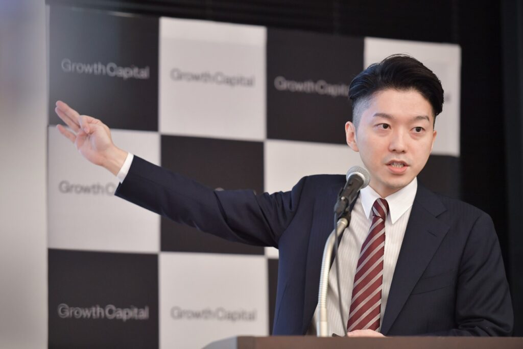 グロース・キャピタル 代表取締役社長／CEO 嶺井 政人 （みねい・まさと）