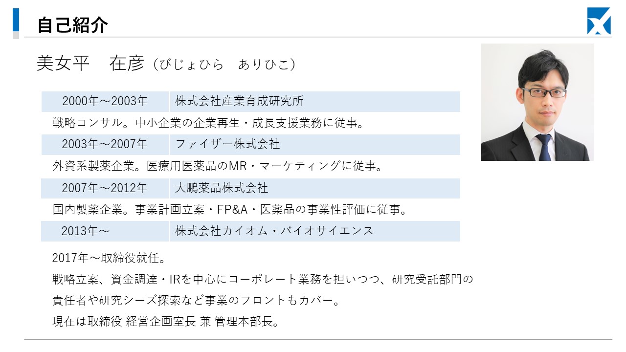 自己紹介：美女平在彦（びじょひらありひこ）